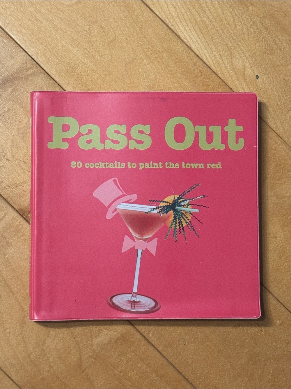 Pass Out Cocktail Recipe Book - Pink Cover